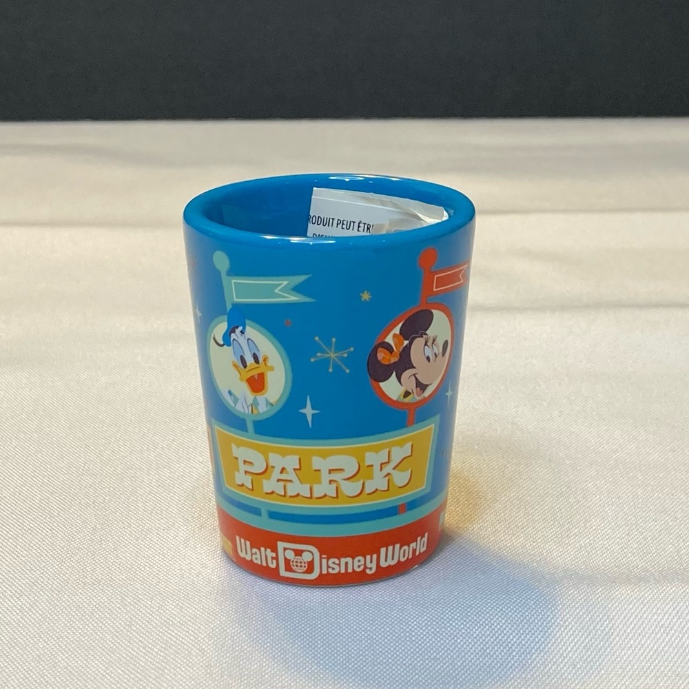 Disney Parks Walt Disney World Play In The Park Toothpick Holder Shot Glass